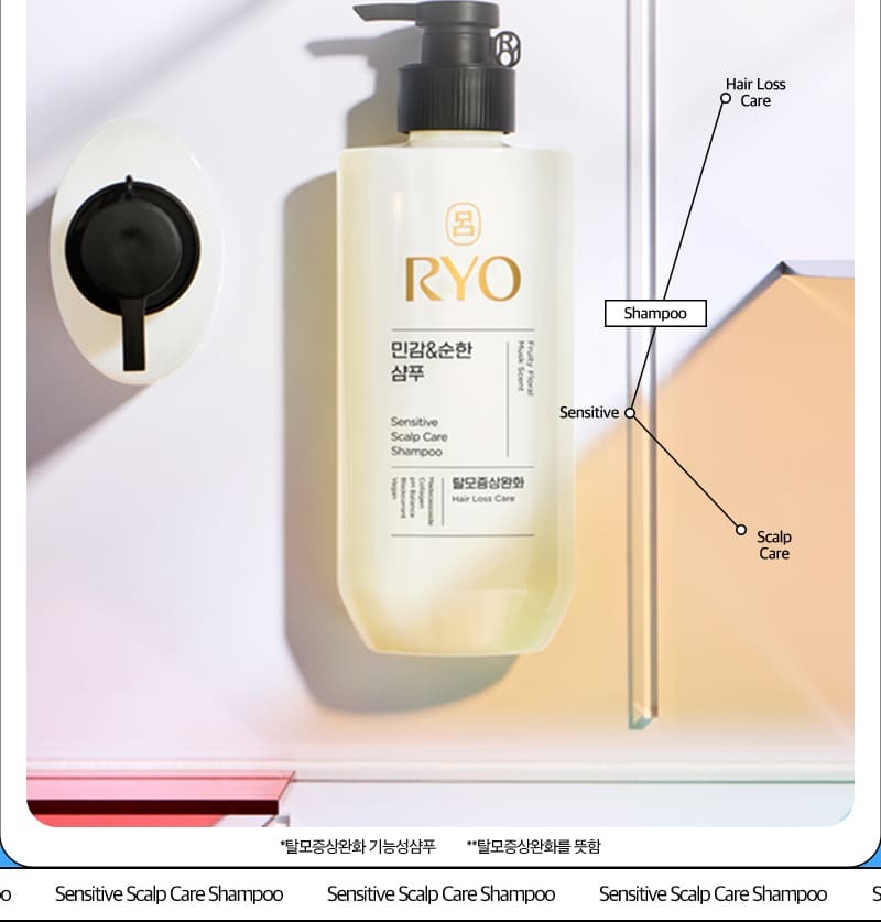 Dầu Gội RYO Sensitive Scalp Care Shampoo-Kallos
