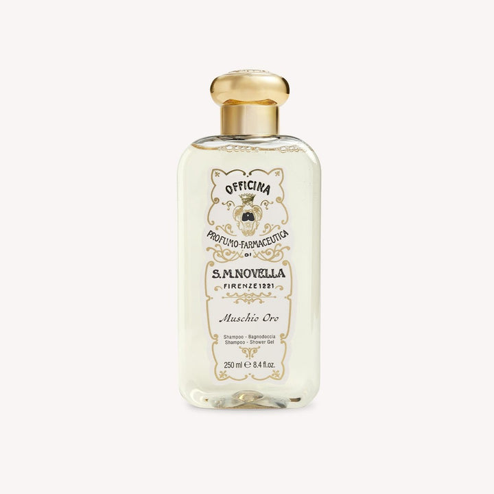 Dầu Tắm &amp; Gội Santa Maria Novella Muschio Oro Shampoo &amp; Shower Gel-Kallos