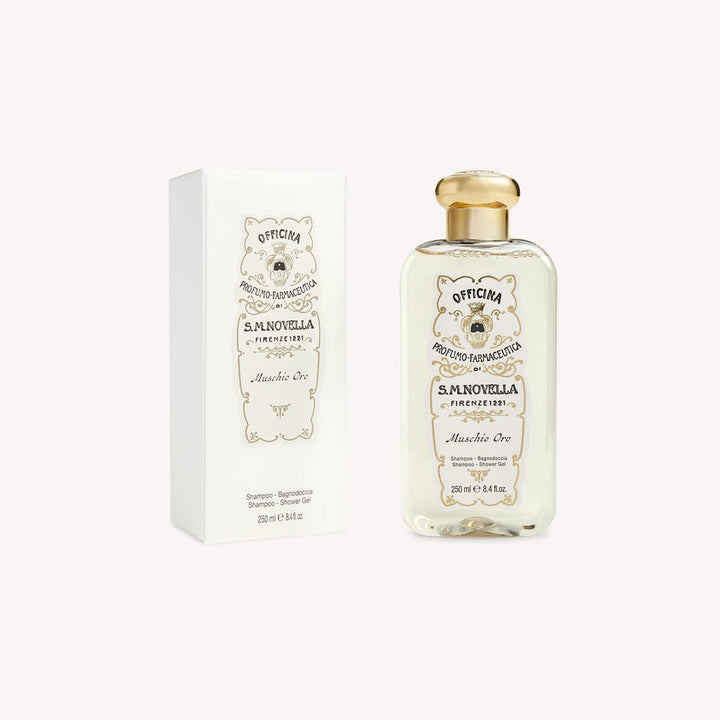 Dầu Tắm &amp; Gội Santa Maria Novella Muschio Oro Shampoo &amp; Shower Gel-Kallos