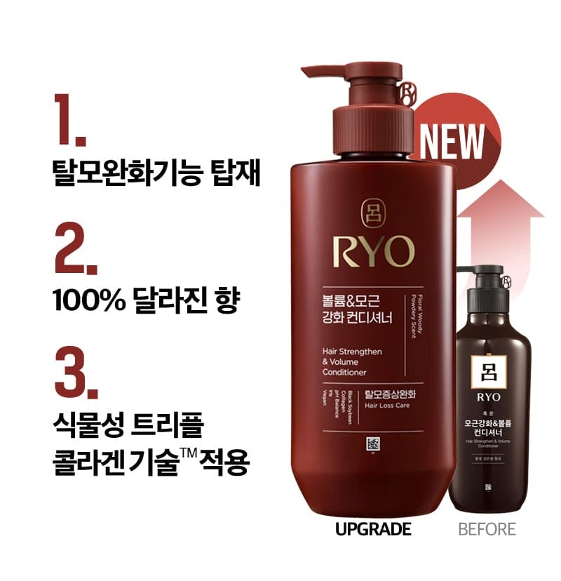 Dầu Xả RYO Hair Strengthen & Volume Conditioner-Kallos