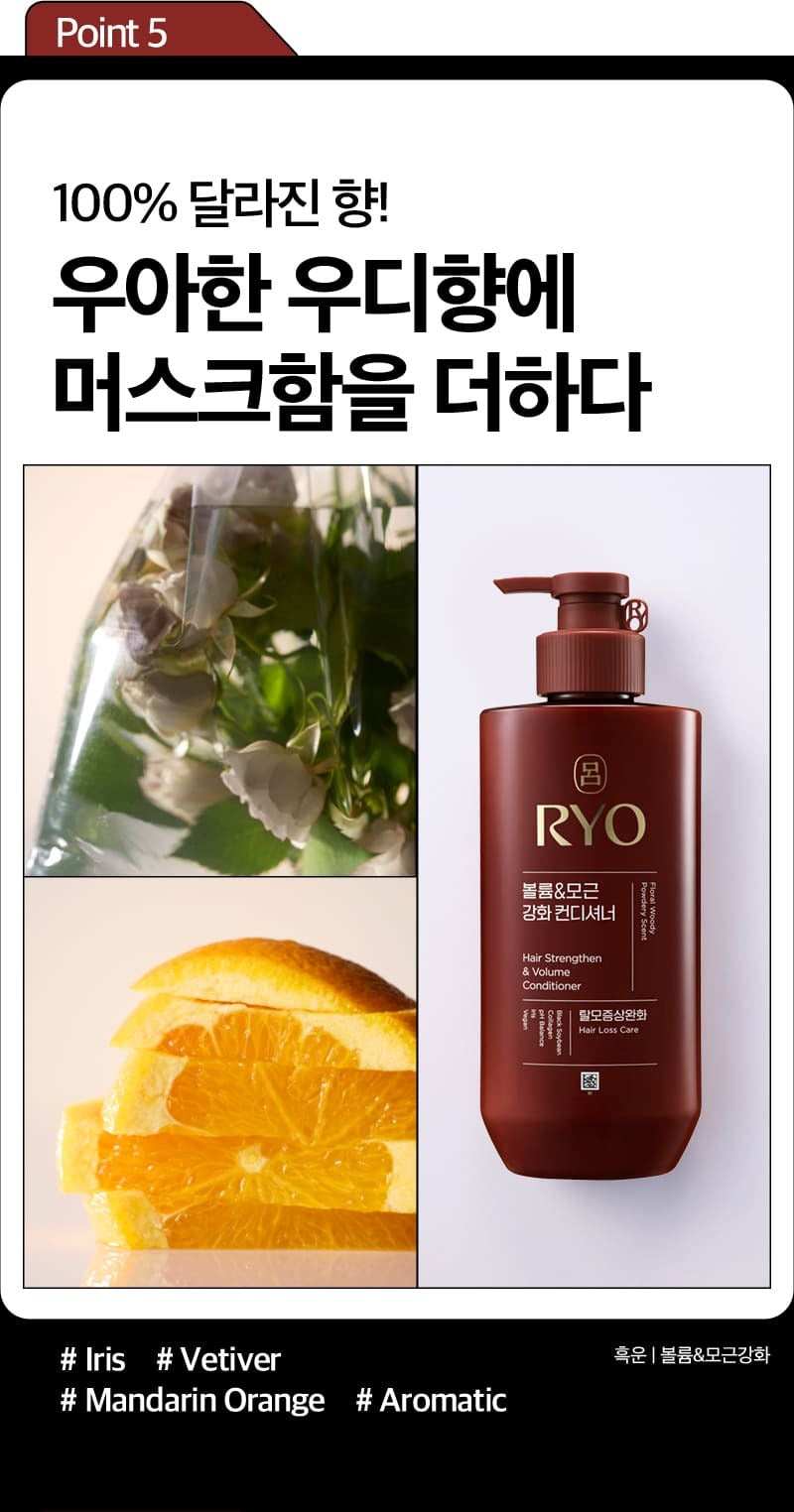 Dầu Xả RYO Hair Strengthen & Volume Conditioner-Kallos