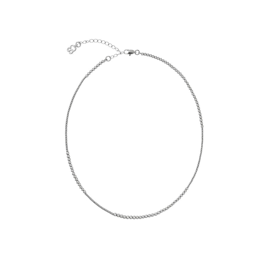 Dây Chuyền Stand Oil Ball Chain Mix Necklace #Silver-Kallos