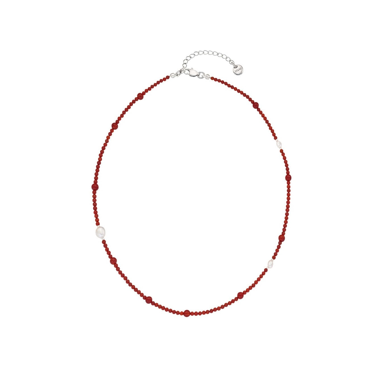 Dây Chuyền Stand Oil Jamano Pearl Necklace #Red-Kallos