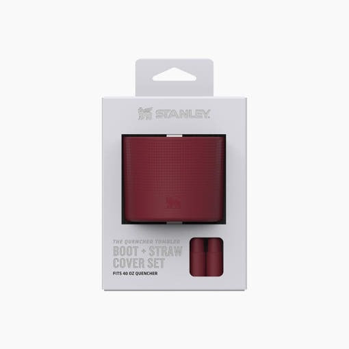 Đế Lót Bình Stanley Quencher Boot And Straw Cover Set #Cranberry-Kallos