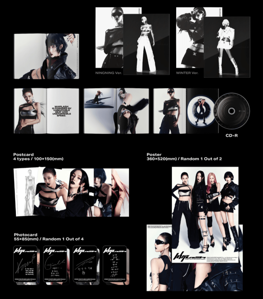 Đĩa aespa The 5th Mini Album [Whiplash] (BEAT Ver) (Random)-Kallos