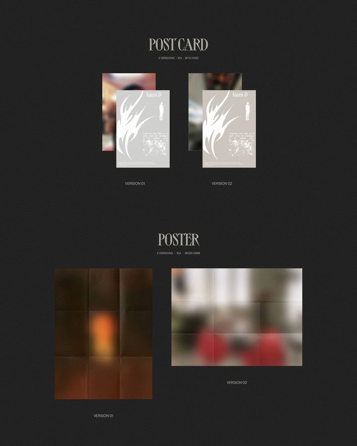 Đĩa Agust D (BTS) 'D-DAY' (Random) - Kallos Vietnam