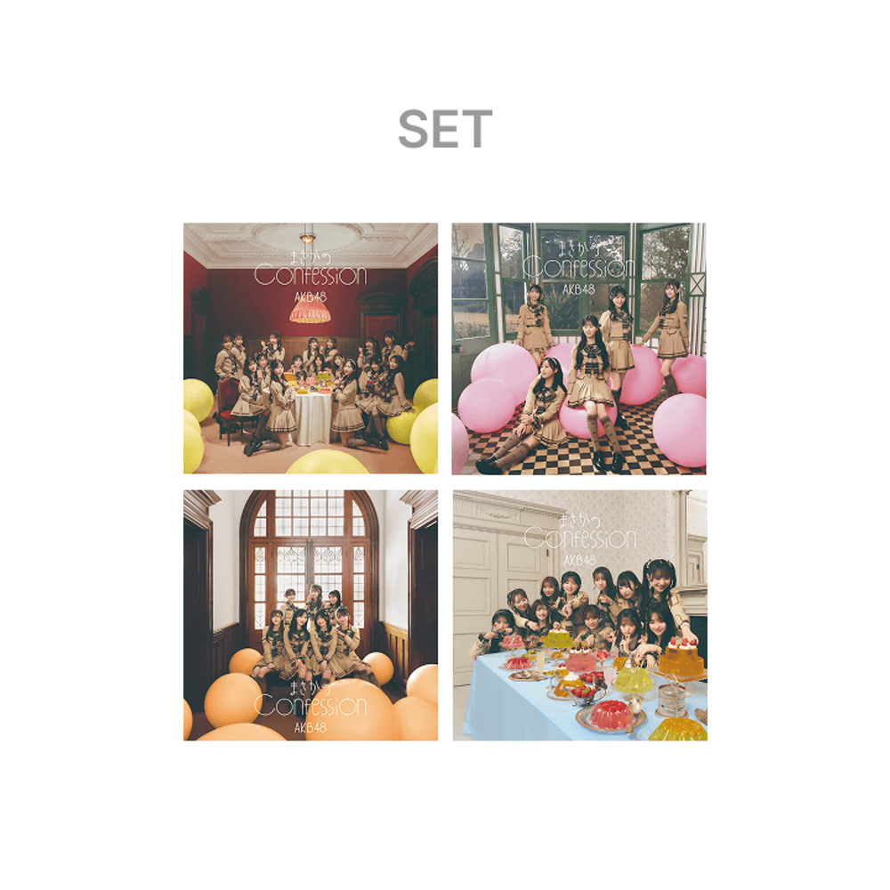 Đĩa AKB48 65th Single「まさかの Confession」4 Set