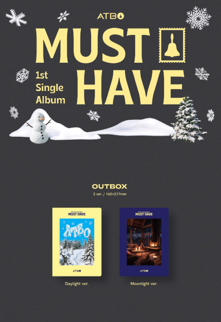 Đĩa ATBO 1st Single Album [MUST HAVE] Moonlight Ver