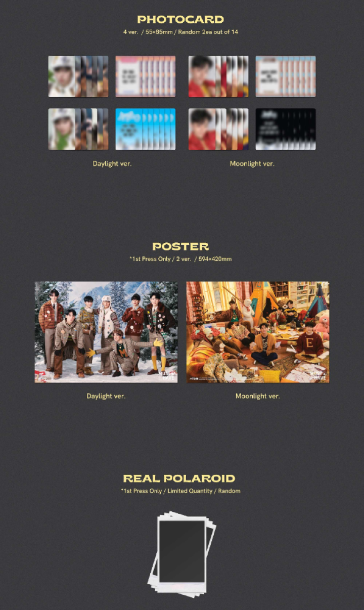 Đĩa ATBO 1st Single Album [MUST HAVE] Moonlight Ver