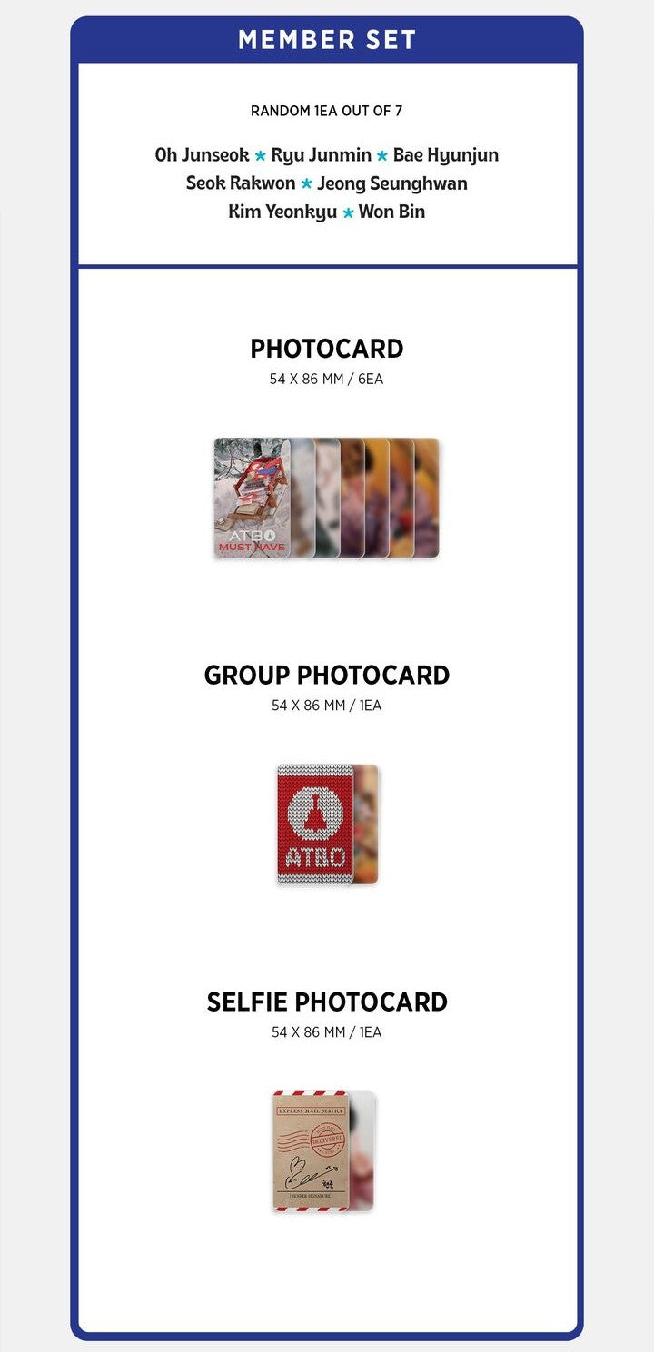 Đĩa ATBO 1st Single Album [MUST HAVE] (NEMO) (Light Ver)-Kallos