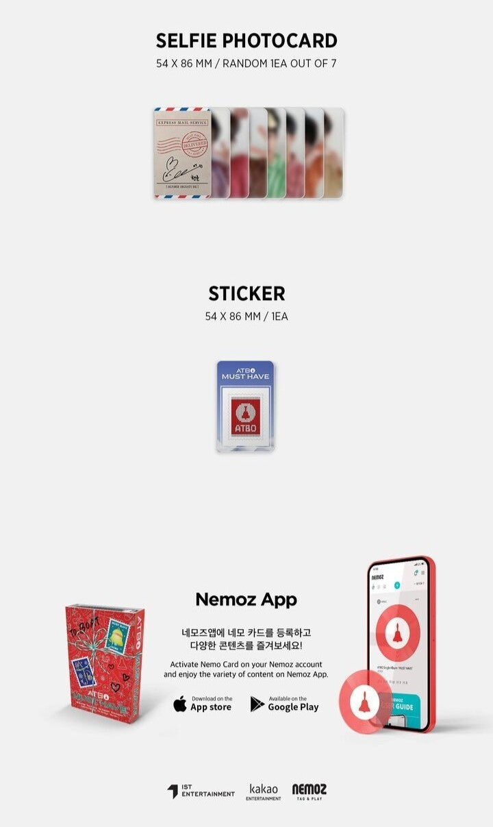 Đĩa ATBO 1st Single Album [MUST HAVE] (NEMO) (Premium Ver)-Kallos