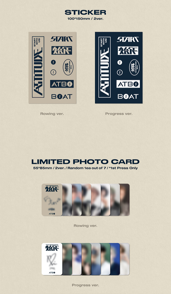 Đĩa ATBO 2nd MINI ALBUM [The Beginning: 始作]-Kallos