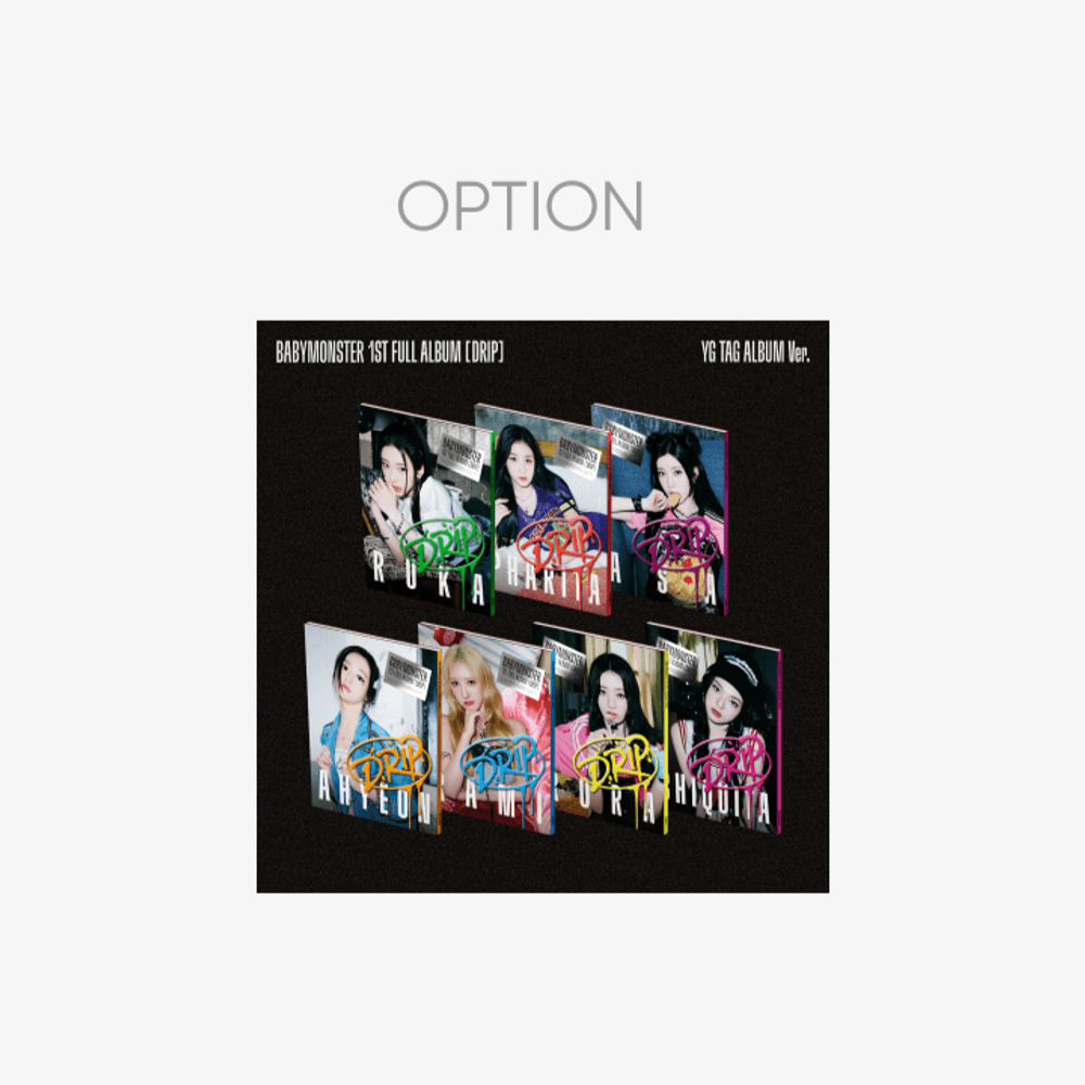 Đĩa BABYMONSTER 1st Full Album [DRIP] YG Tag Album Ver - Kallos Vietnam