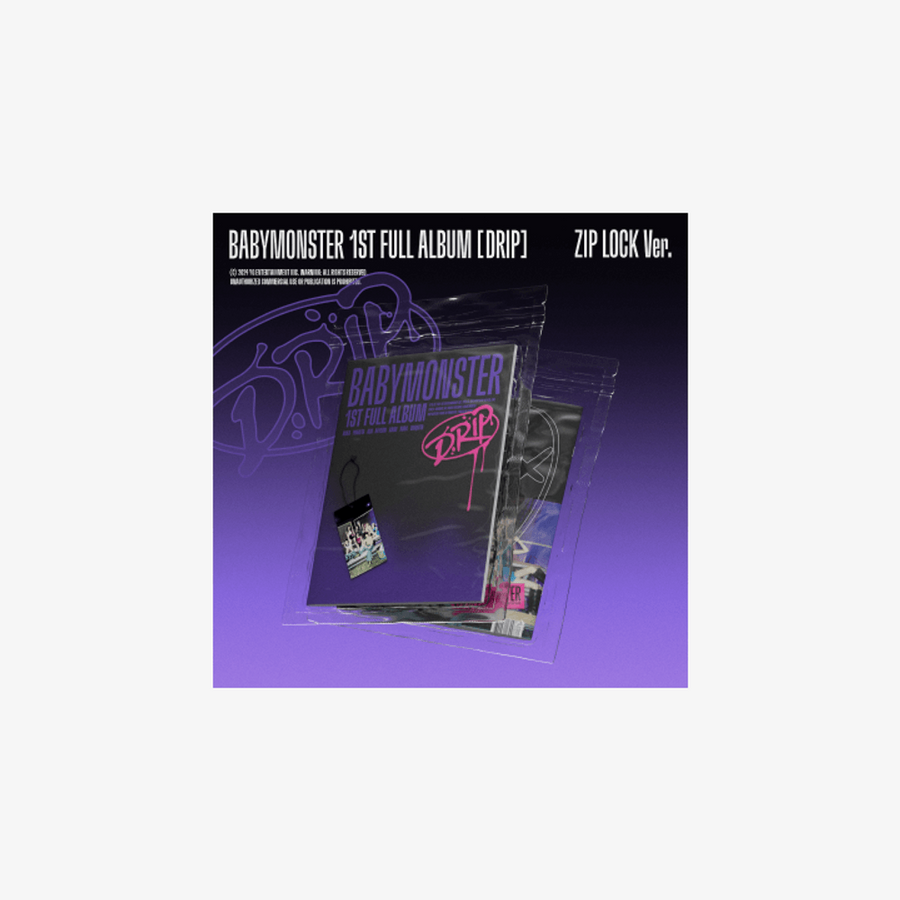 Đĩa BABYMONSTER 1st Full Album [DRIP] Zip Lock Ver - Kallos Vietnam