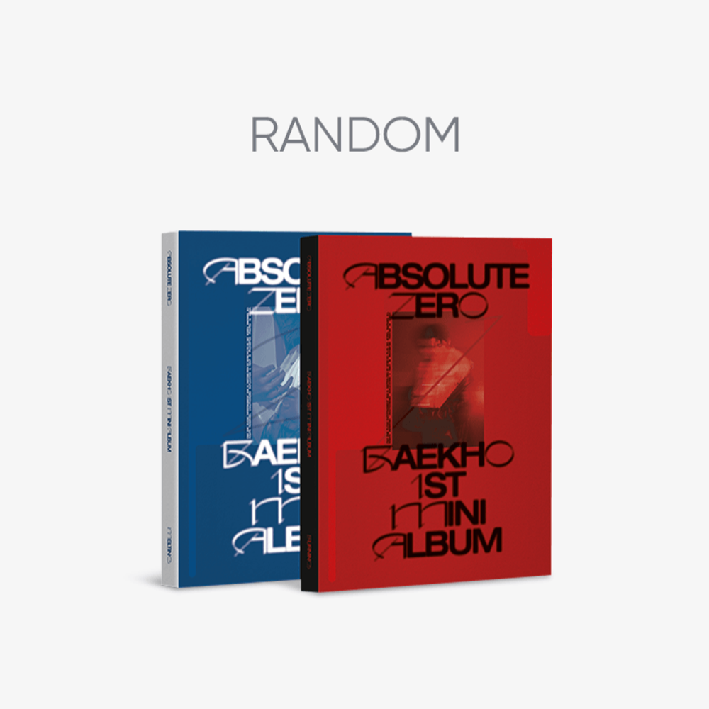Đĩa BAEKHO (KANG DONG HO) 1st Mini Album 'Absolute Zero' (Random) - Kallos Vietnam