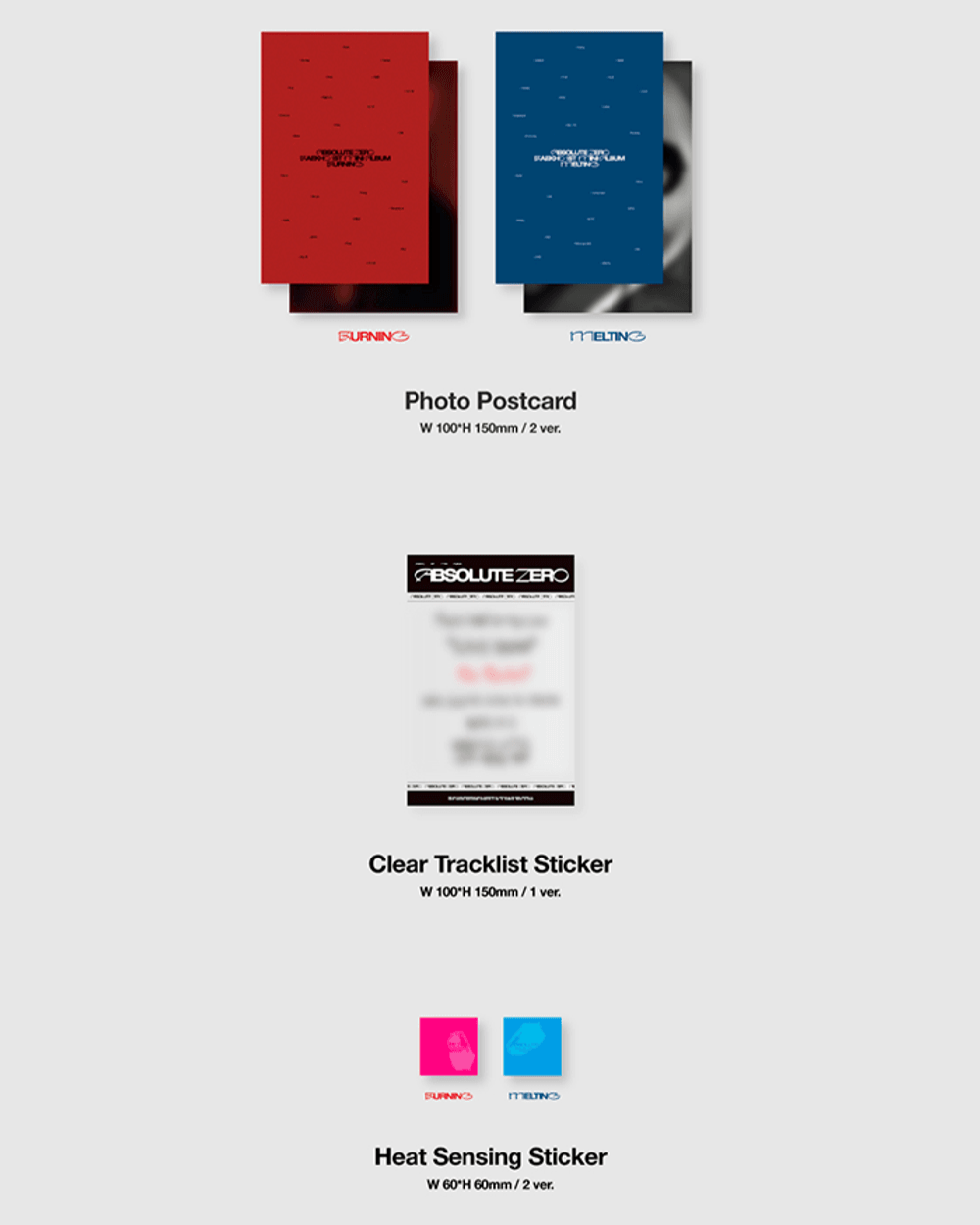 Đĩa BAEKHO (KANG DONG HO) 1st Mini Album 'Absolute Zero' (Set) - Kallos Vietnam