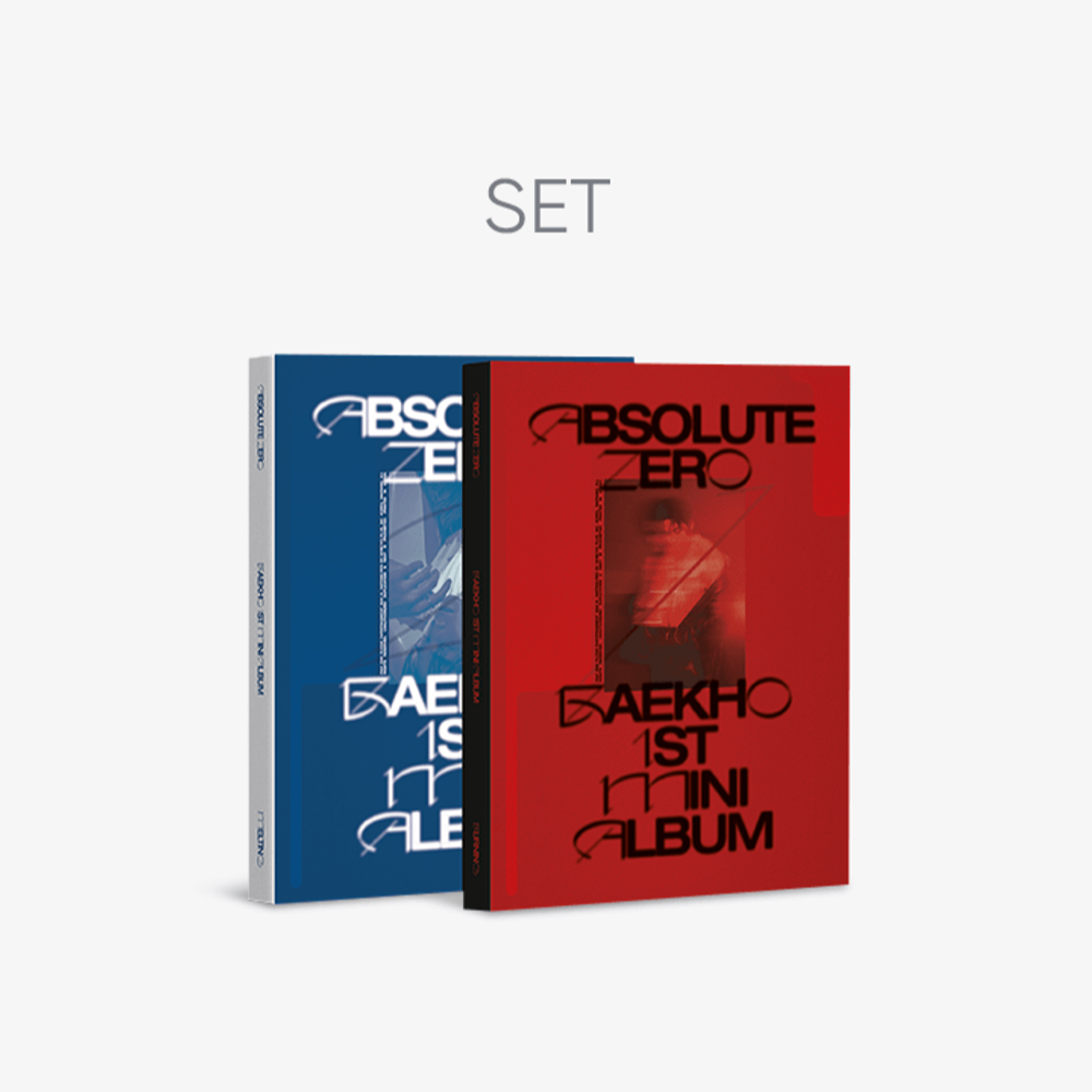 Đĩa BAEKHO (KANG DONG HO) 1st Mini Album 'Absolute Zero' (Set) - Kallos Vietnam