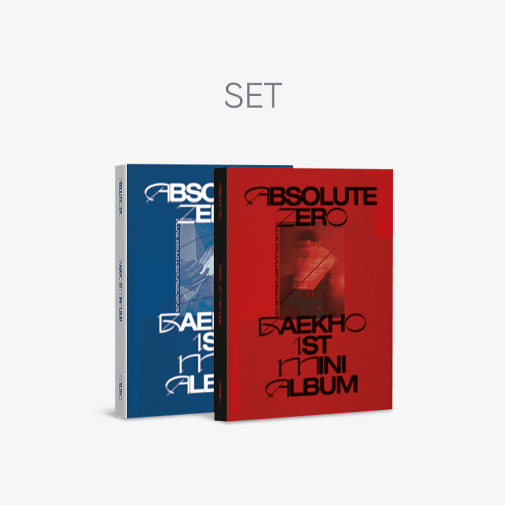 Đĩa BAEKHO (KANG DONG HO) 1st Mini Album 'Absolute Zero' (Set)