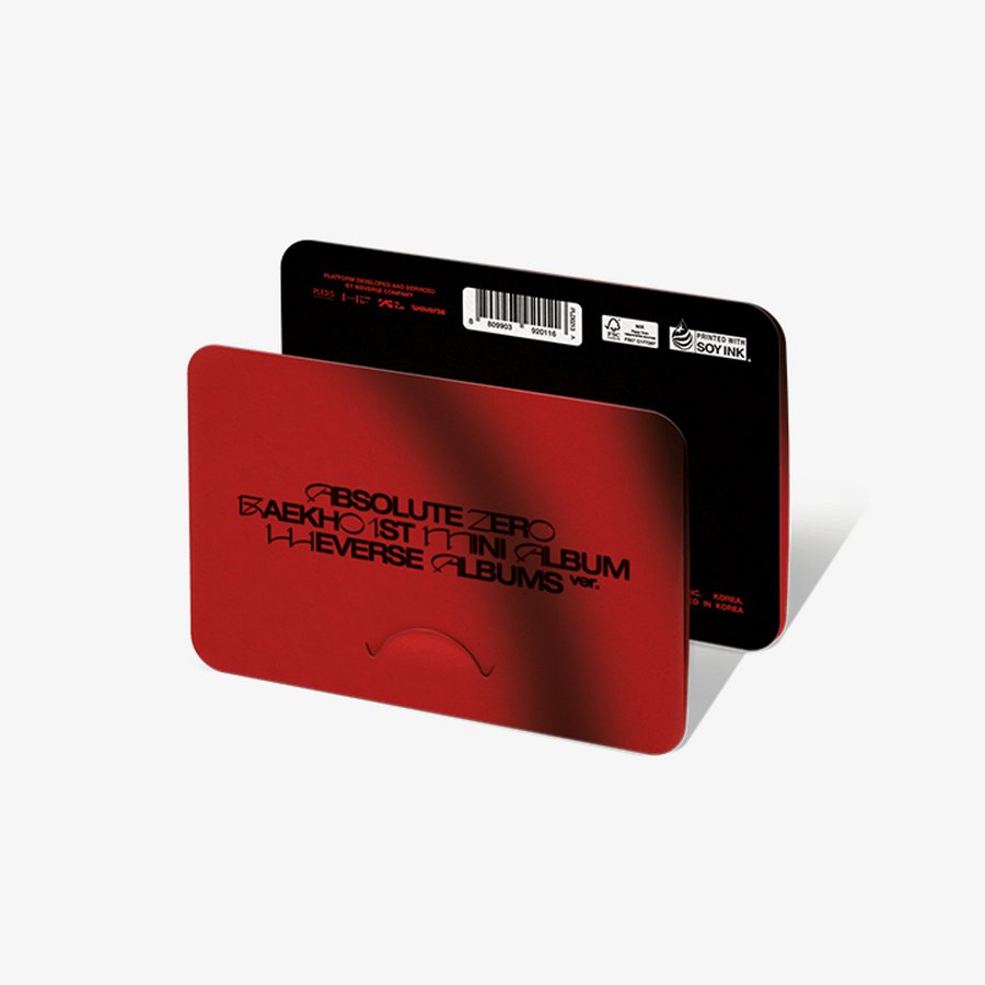 Đĩa BAEKHO (KANG DONG HO) 1st Mini Album 'Absolute Zero' Weverse Albums Ver. - Kallos Vietnam