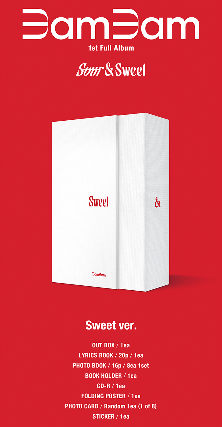 Đĩa BamBam 1st Full Album [Sour & Sweet] Option-Kallos