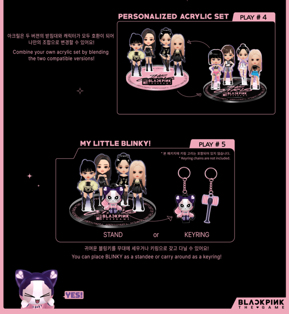 Đĩa BLACKPINK THE GAME OST [THE GIRLS] Stella Ver (Option)-Kallos