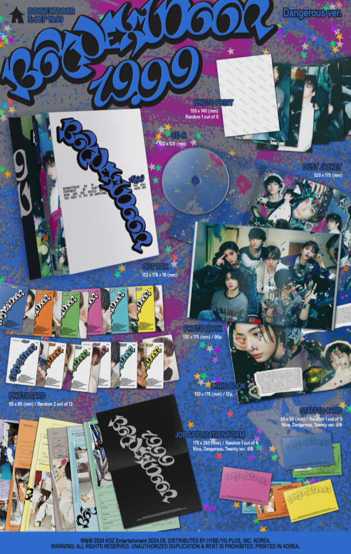 Đĩa BOYNEXTDOOR 3rd EP [19.99] (Random)-Kallos