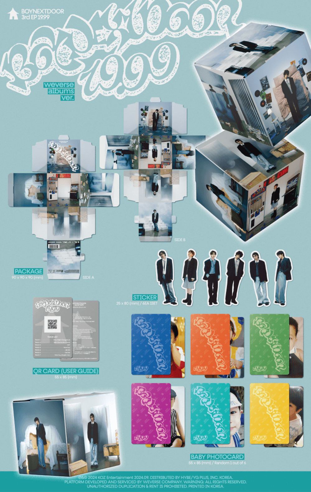 Đĩa BOYNEXTDOOR 3rd EP [19.99] (Weverse Albums Ver)-Kallos