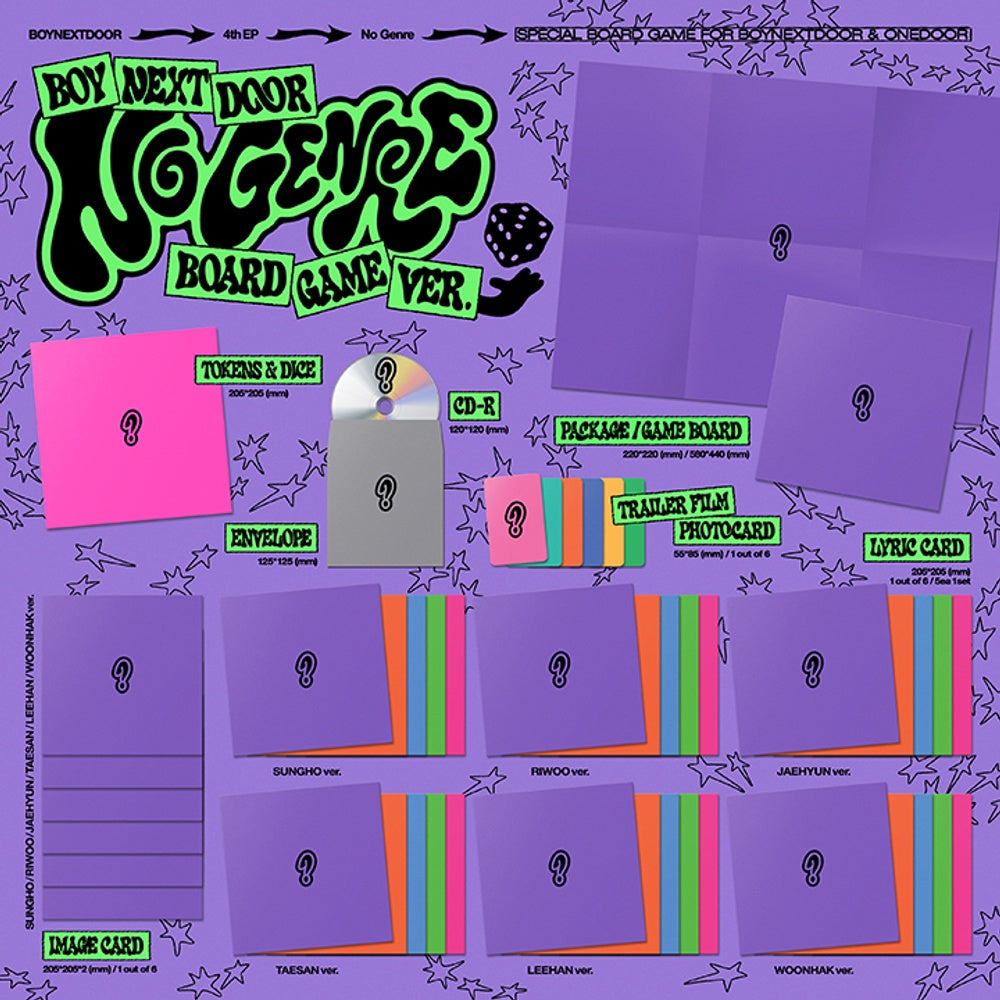 Đĩa BOYNEXTDOOR 4th EP [No Genre] (Board Game Ver) (Random)-Kallos