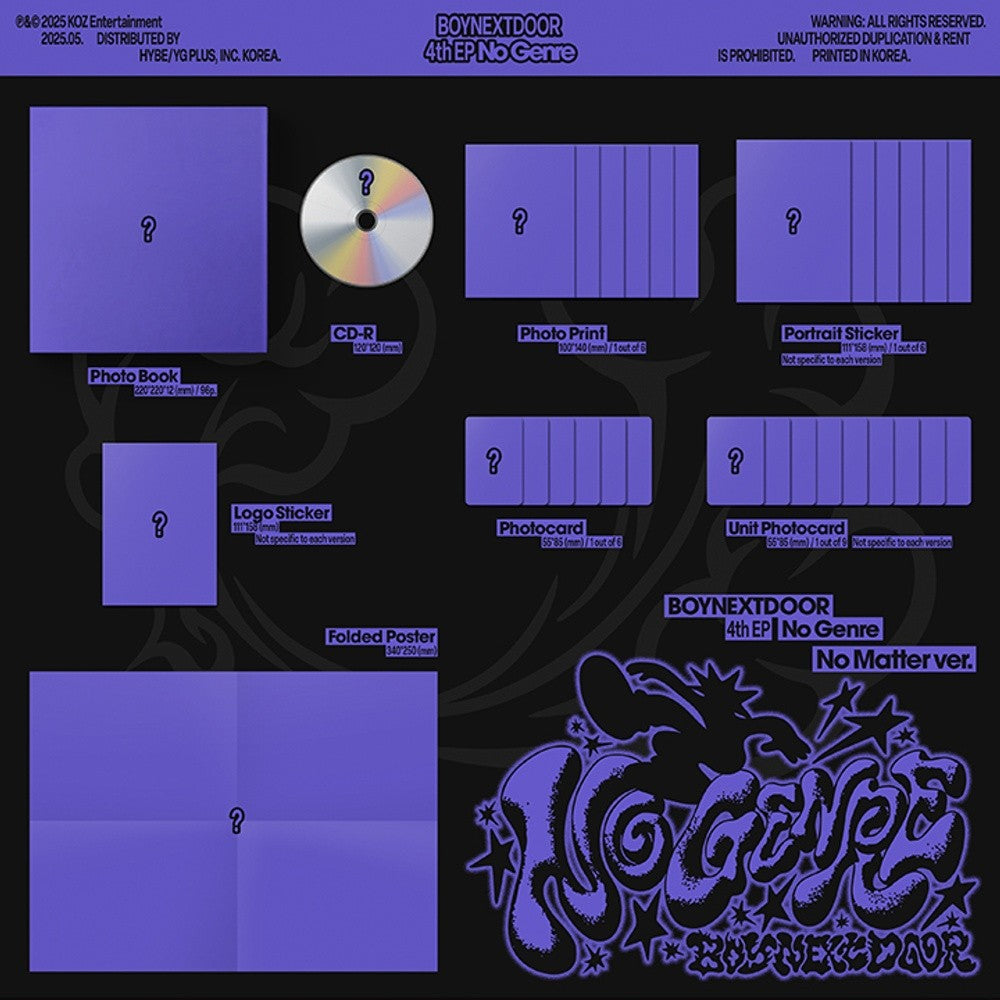 Đĩa BOYNEXTDOOR 4th EP [No Genre] (Random)