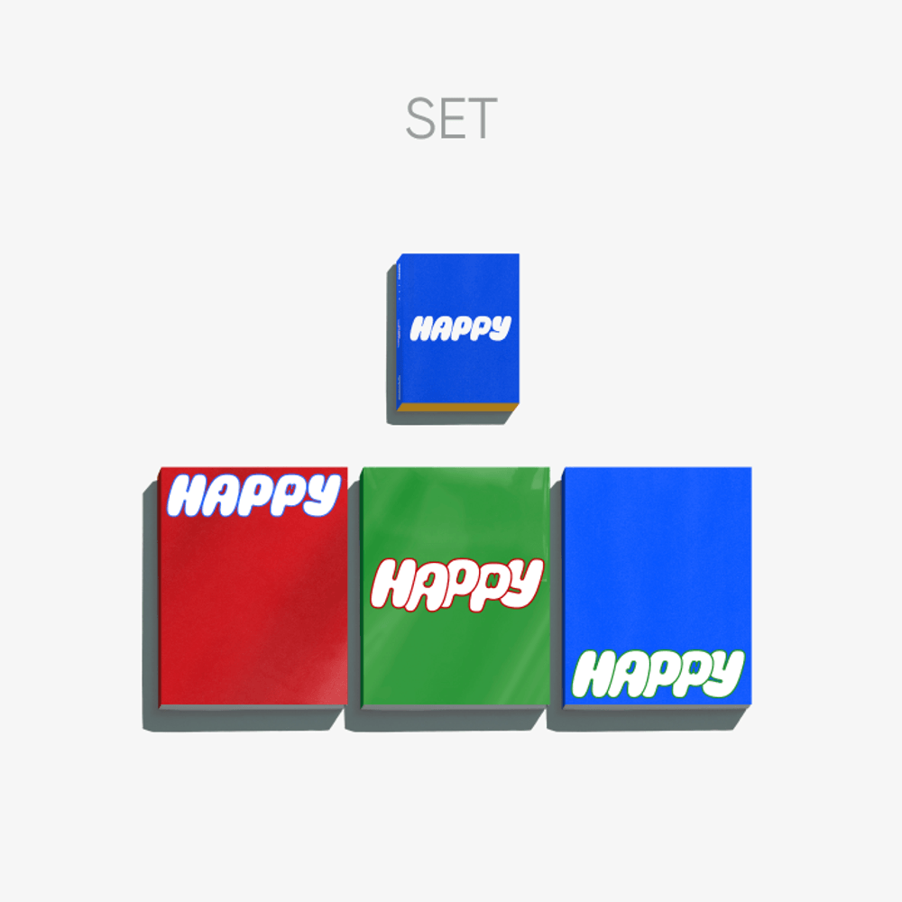 Đĩa BTS Jin (BTS) 'Happy' (Set) + 'Happy' (Weverse Albums Ver.) Set