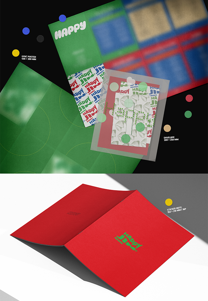 Đĩa BTS Jin (BTS) 'Happy' (Random) - Kallos Vietnam