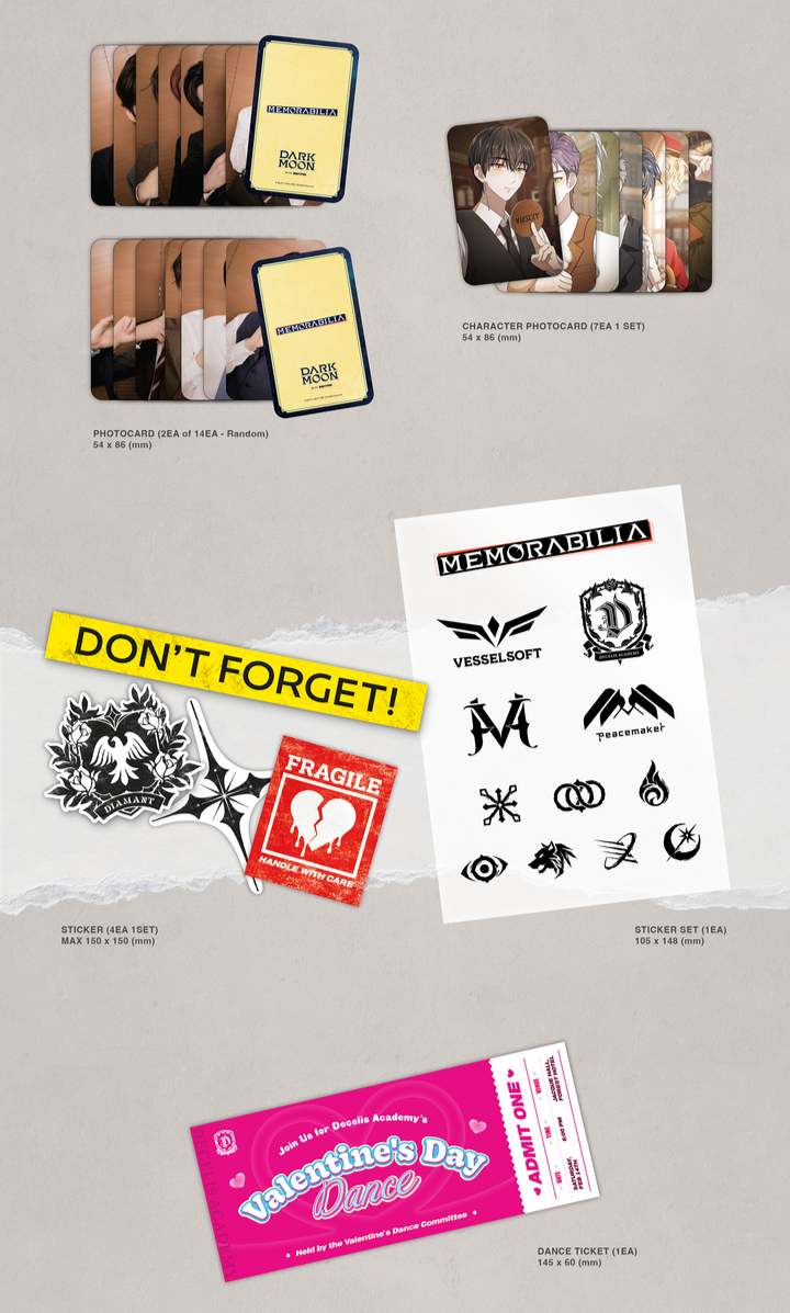 Đĩa ENHYPEN DARK MOON SPECIAL ALBUM <MEMORABILIA> (Moon Ver)-Kallos