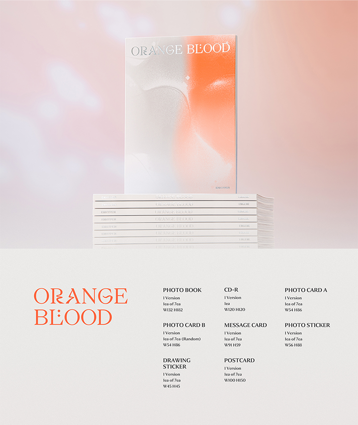 Đĩa ENHYPEN ORANGE BLOOD (ENGENE Ver) (Random)-Kallos