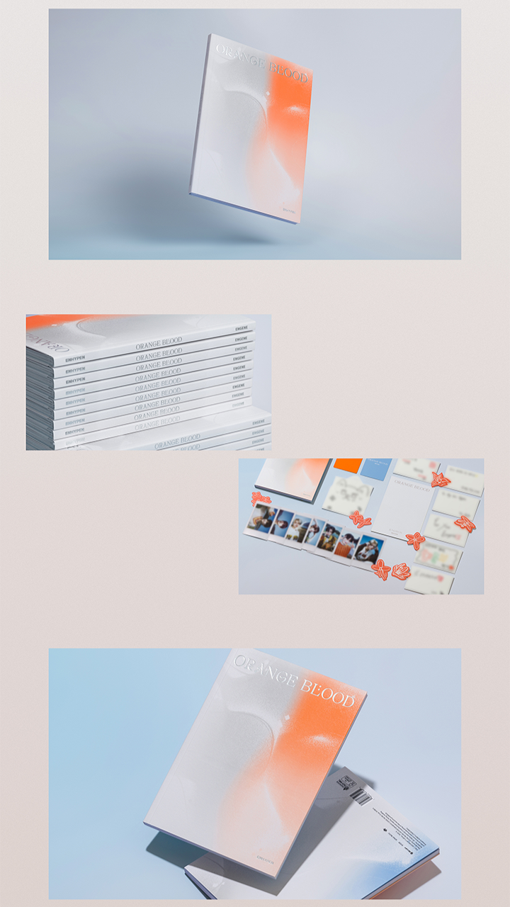 Đĩa ENHYPEN ORANGE BLOOD (ENGENE Ver) (Random)-Kallos