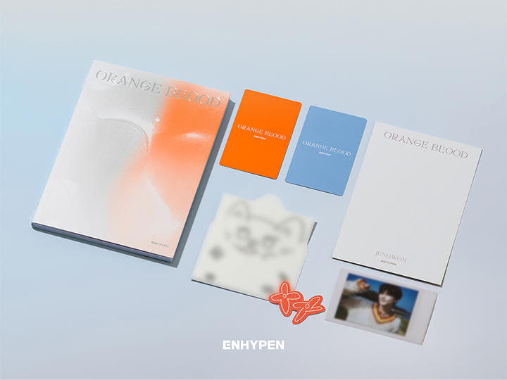 Đĩa ENHYPEN ORANGE BLOOD (ENGENE Ver) (Random)-Kallos