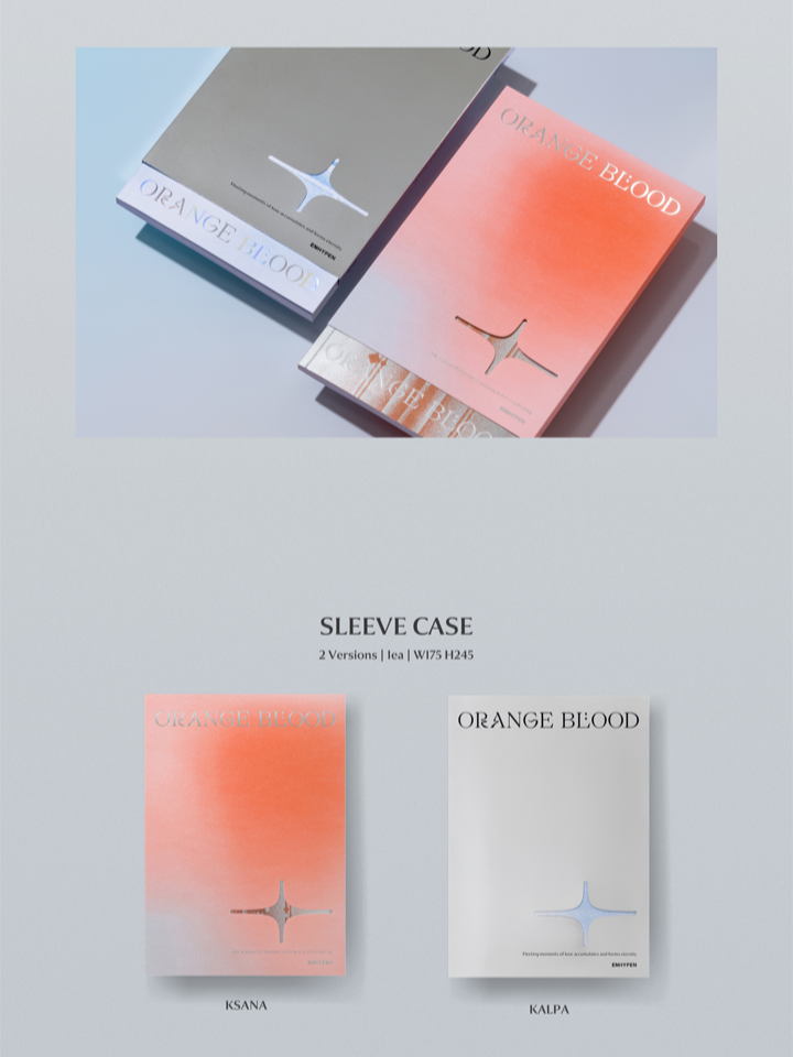 Đĩa ENHYPEN ORANGE BLOOD (Random)-Kallos