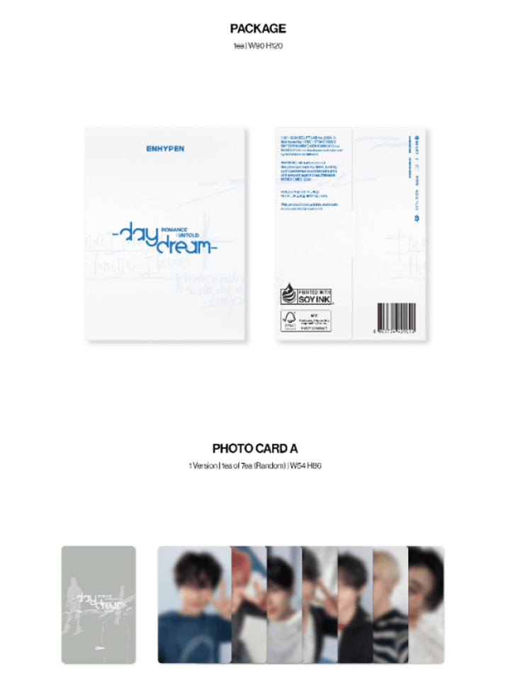 Đĩa ENHYPEN ROMANCE: UNTOLD -daydream- (Weverse Albums Ver)-Kallos