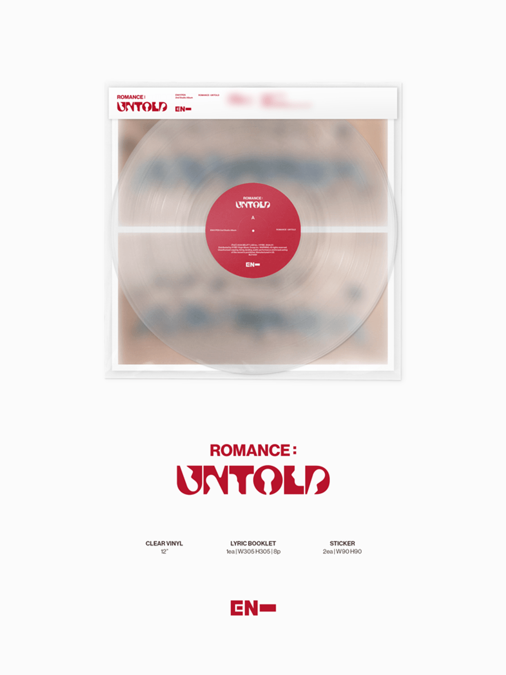 Đĩa ENHYPEN ROMANCE: UNTOLD (Vinyl)-Kallos