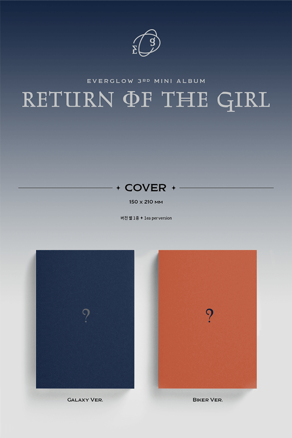 Đĩa EVERGLOW 3rd Mini Album [Return of the girl] (Random)