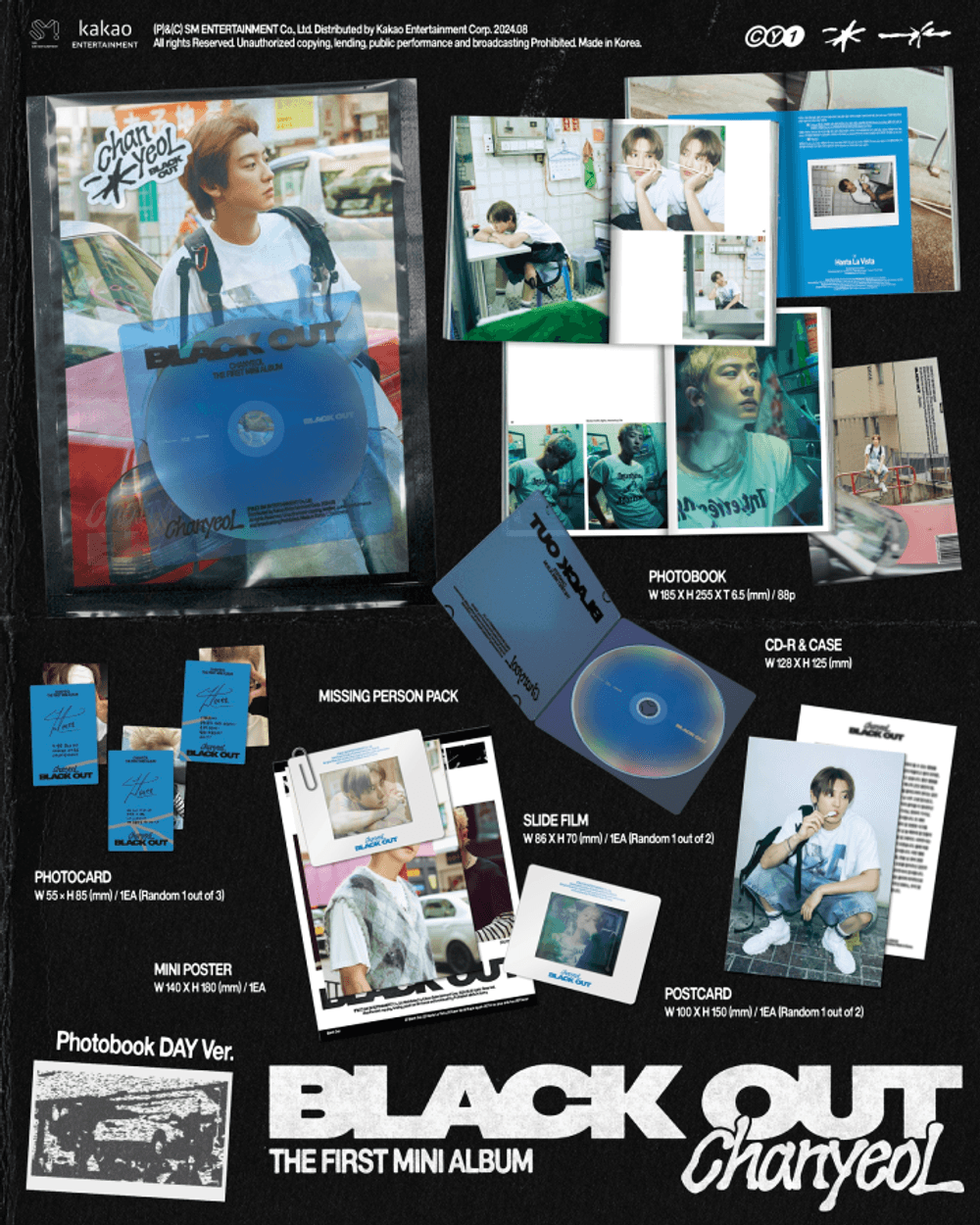 Đĩa EXO The 1st Mini Album [Black Out] (Photo Book Ver) (Random)-Kallos