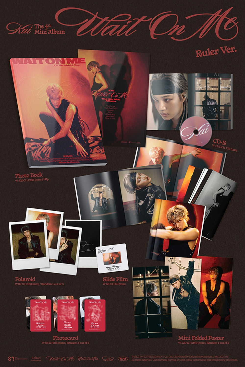 Đĩa EXO The 4th Mini Album [Wait On Me] (Photo Book Ver) Random-Kallos
