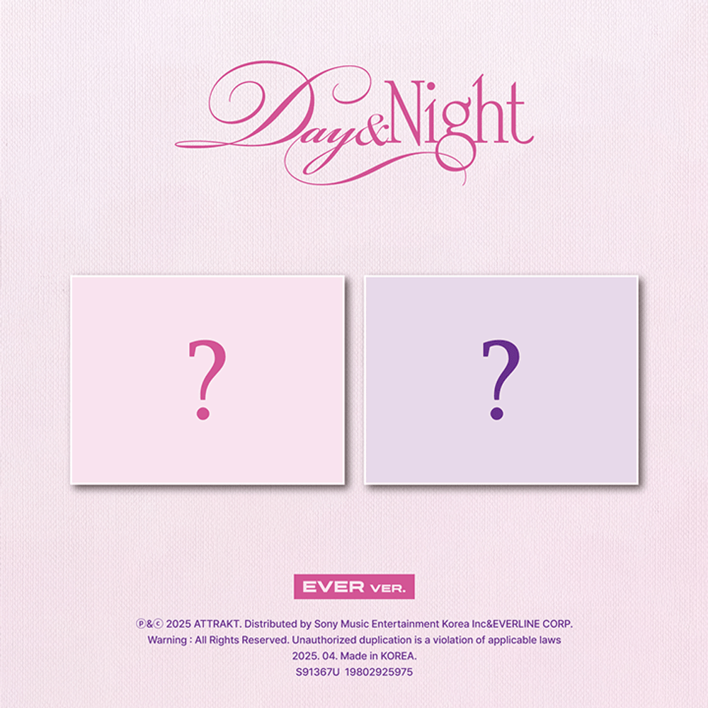 Đĩa FIFTY FIFTY 3rd Mini Album: Day & Night (EVER Ver) (Set)