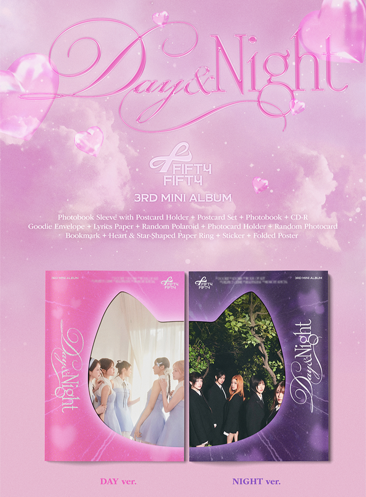 Đĩa FIFTY FIFTY 3rd Mini Album: Day & Night (Set)