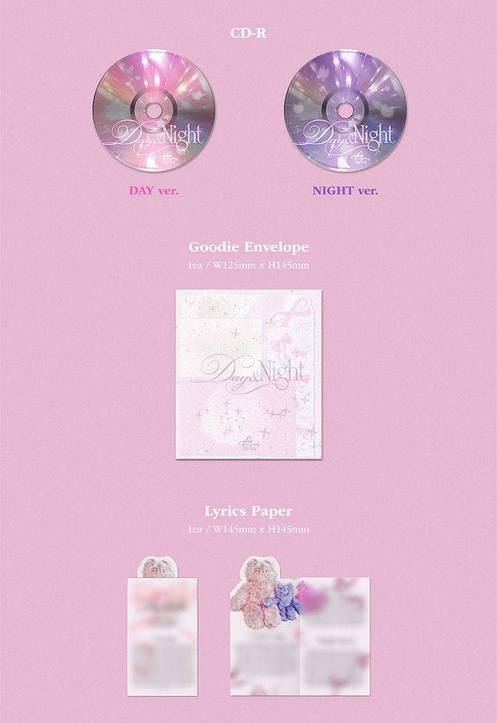 Đĩa FIFTY FIFTY 3rd Mini Album: Day & Night (Set)