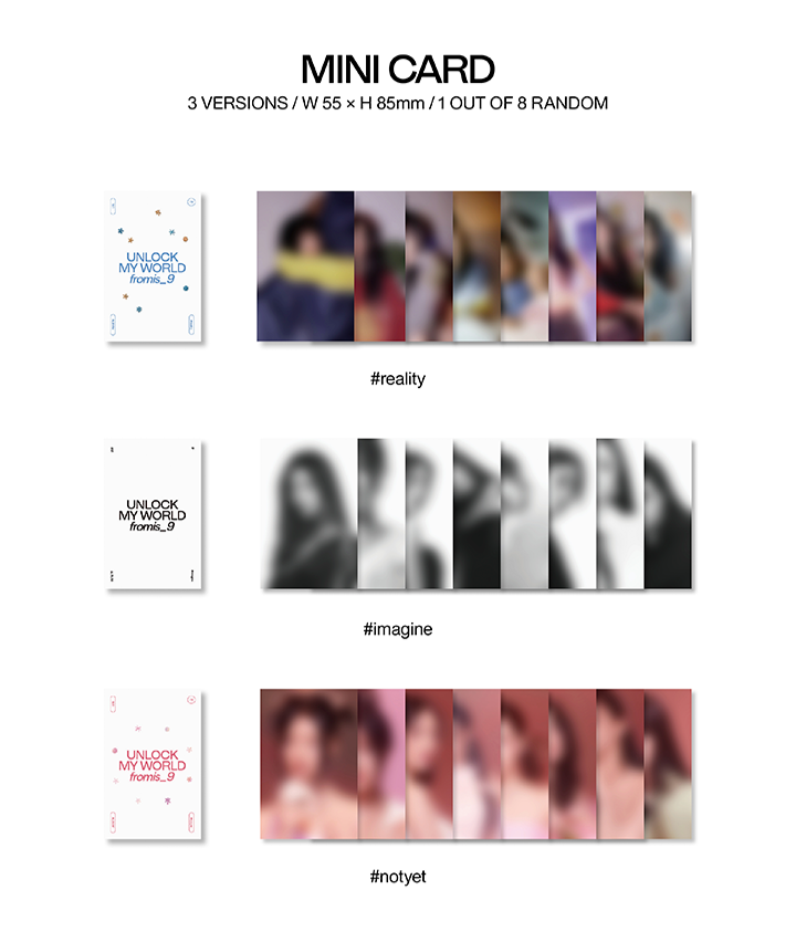 Đĩa fromis_9 1st Album ‘Unlock My World’ (Set) - Kallos Vietnam