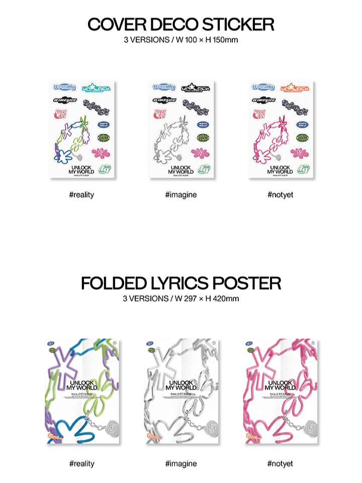 Đĩa fromis_9 1st Album ‘Unlock My World’ (Set) - Kallos Vietnam