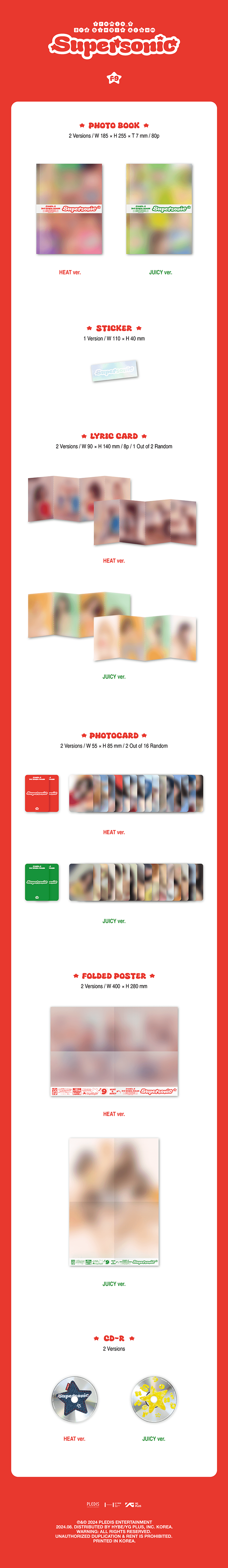 Đĩa fromis_9 3rd Single Album 'Supersonic' (Set)-Kallos