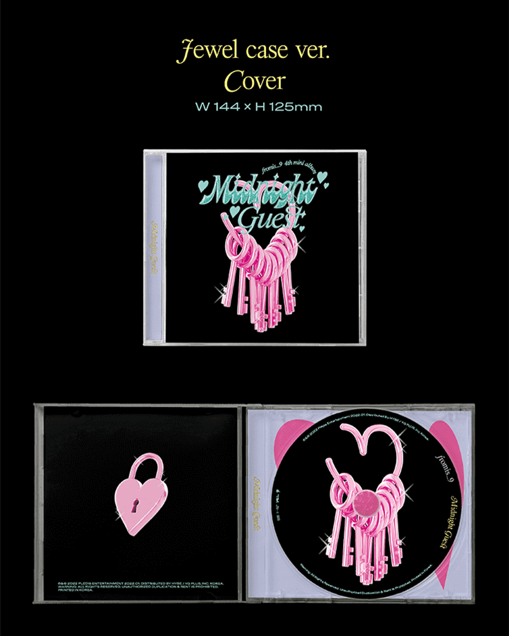 Đĩa fromis_9 Midnight Guest Jewel Case (Random) - Kallos Vietnam