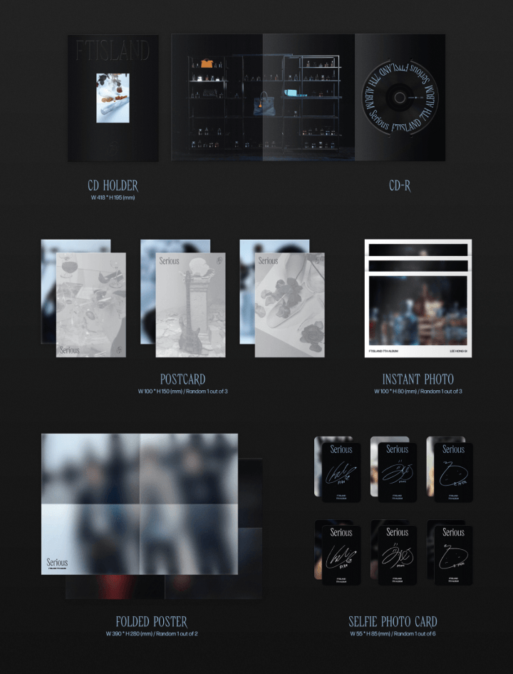 Đĩa FTISLAND 7th Album 'Serious'-Kallos