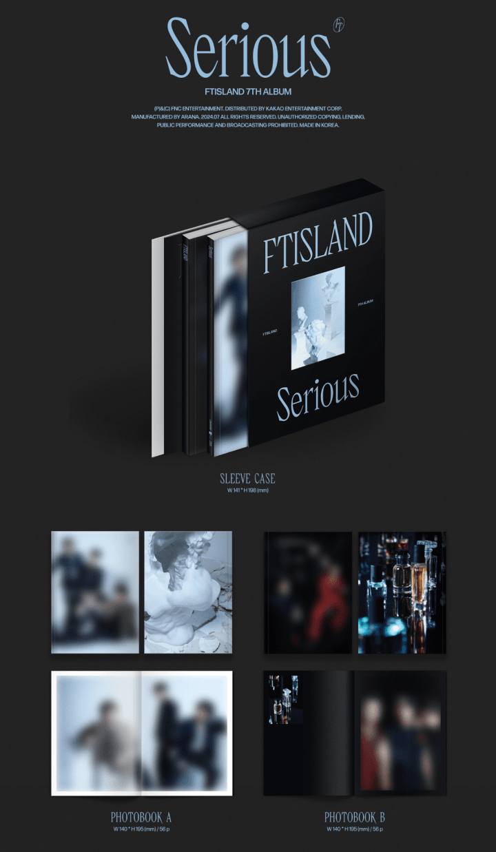Đĩa FTISLAND 7th Album 'Serious'-Kallos